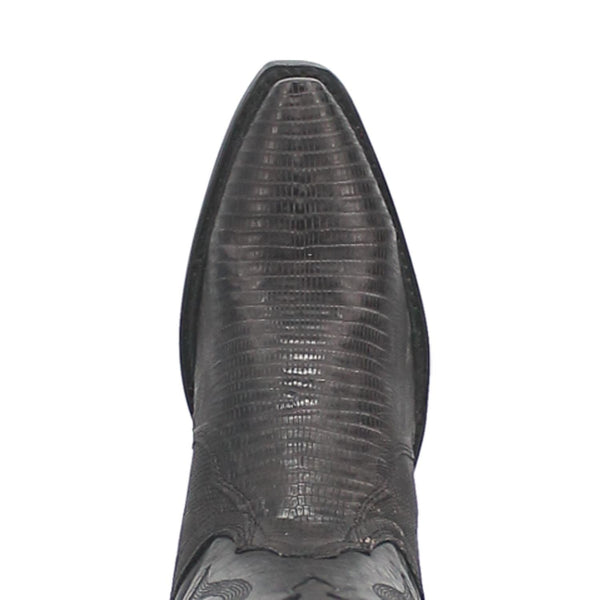 Drifter 13" Charcoal Lizard Snip Toe Boot