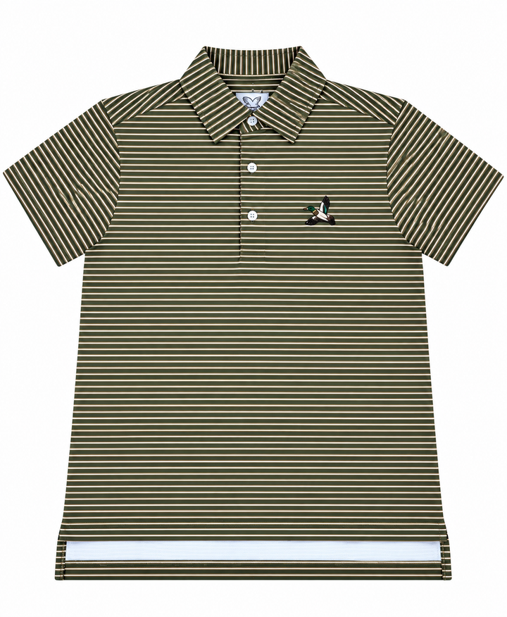 Timber Performance Polo - Flood Stripe