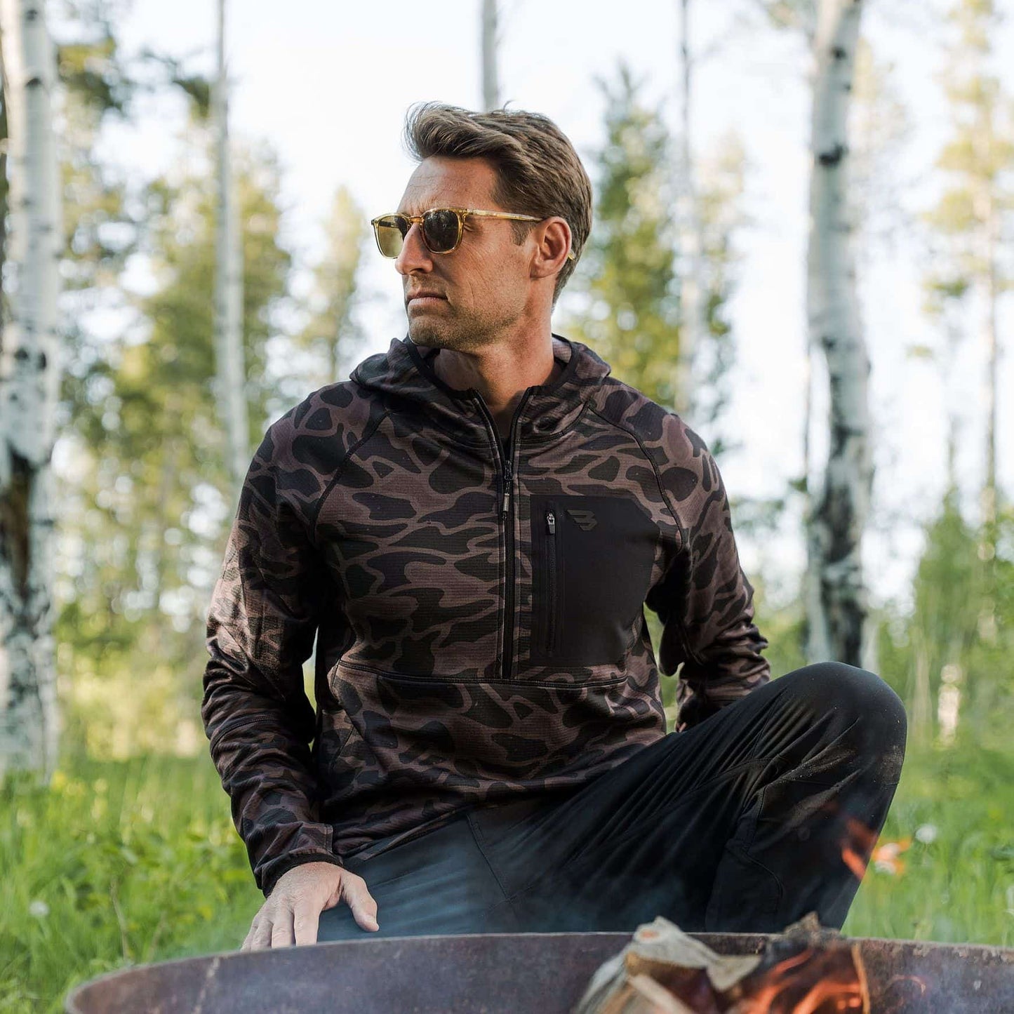 Blaze Tech - Quarter Zip - Bendita Camo