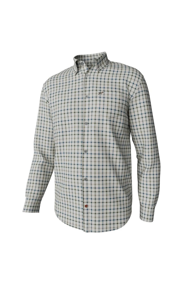 Hadley Luxe Long Sleeve Button Down - Burton Check - Mallard
