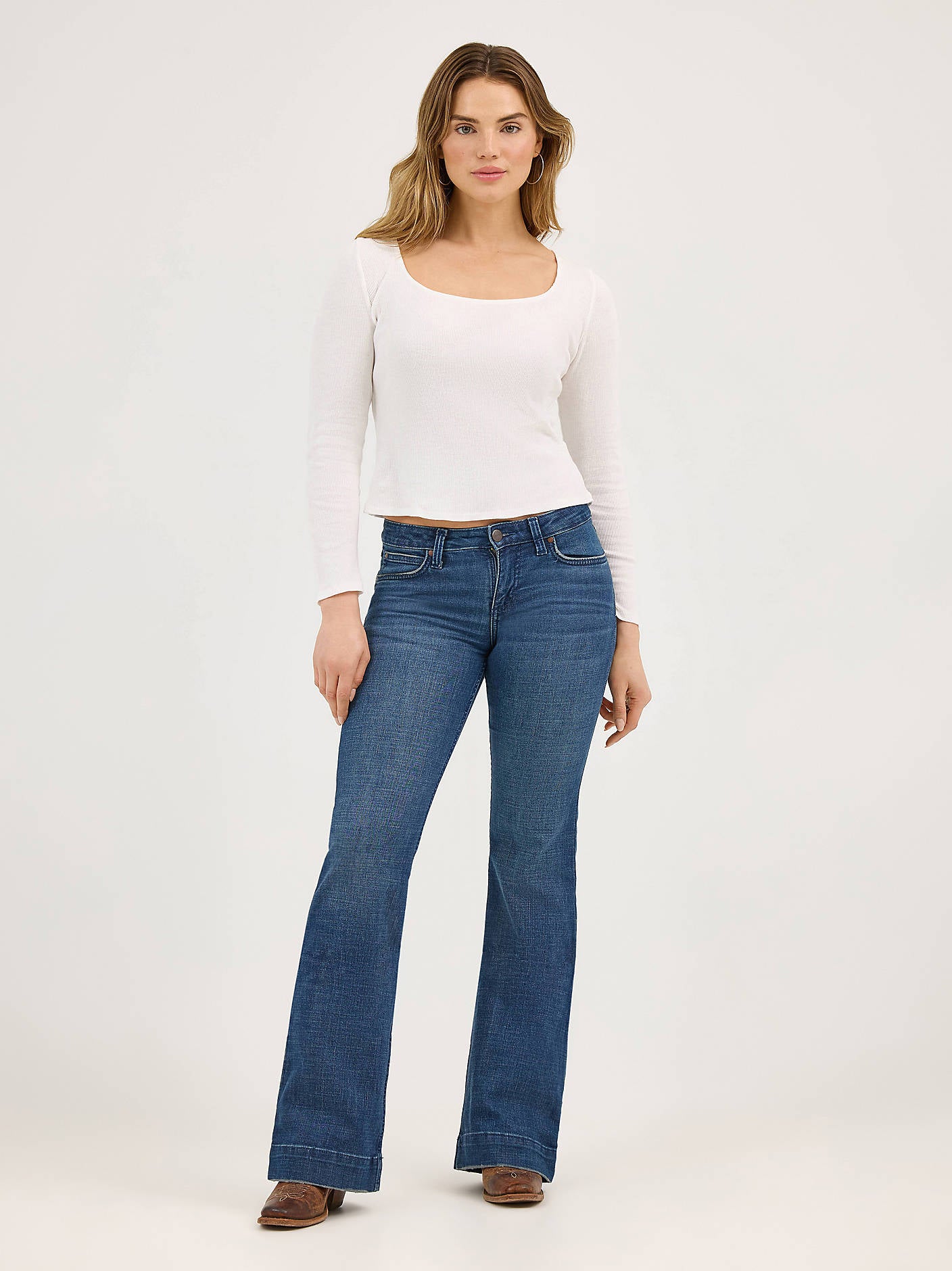 Women's Wrangler Retro® Mae Wide Leg Trouser Jean - Sophia