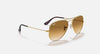 Aviator Gradient Polished Arista Gold Light Brown