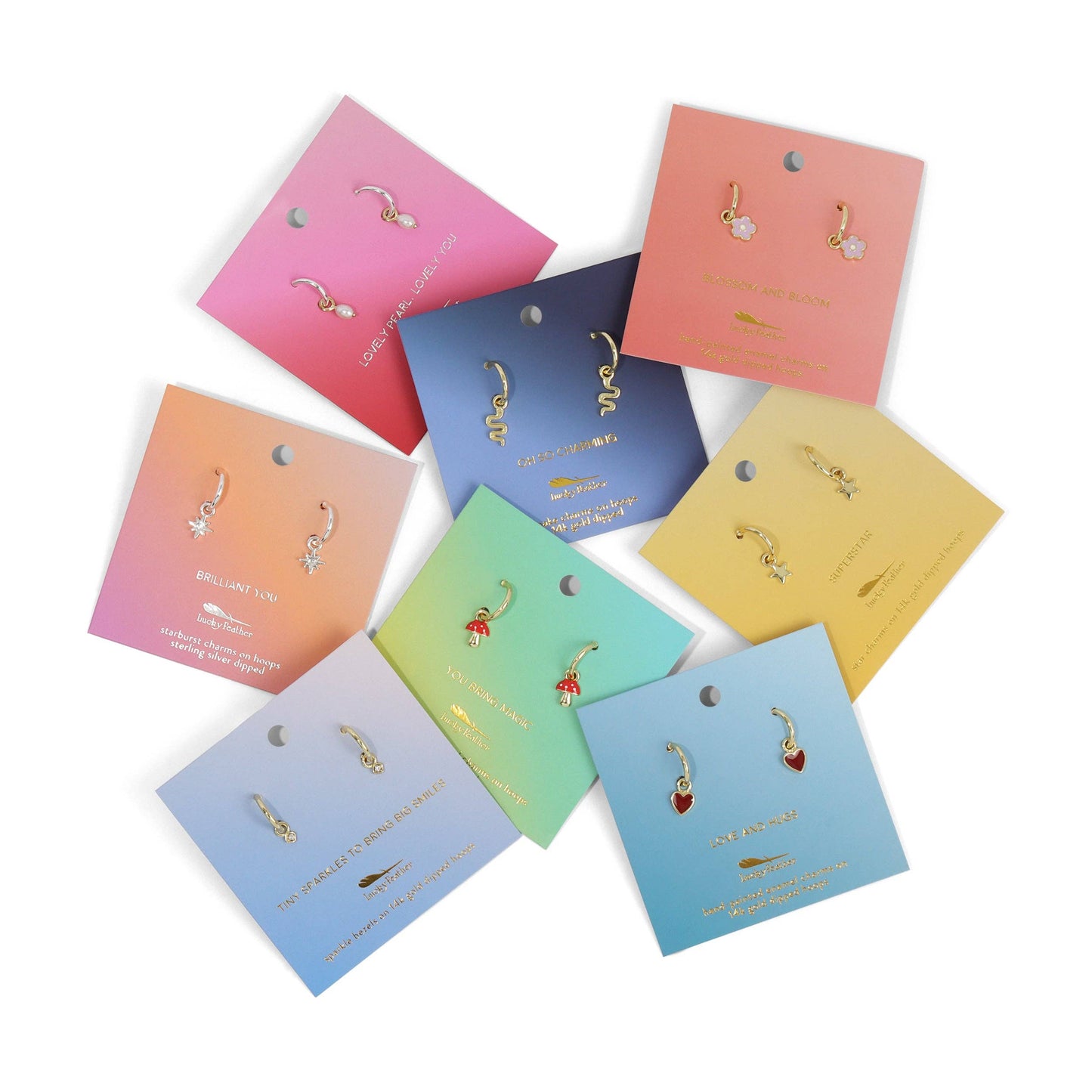 Hoops with Drop - Flower - FLOWER