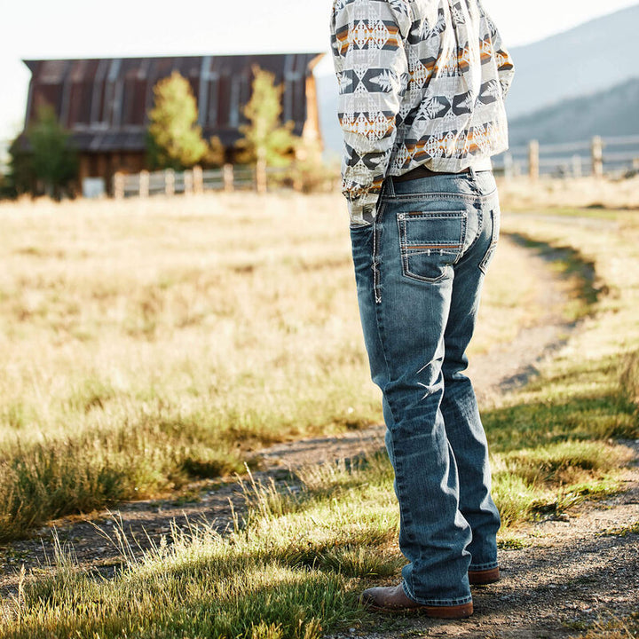 M4 Low Rise Coltrane Boot Cut jean - Durango