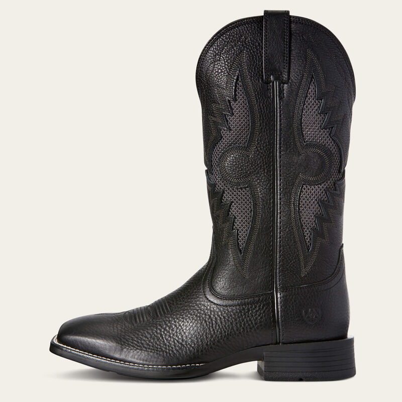 Solado VentTEK Western Boot- Black