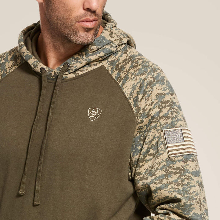 Patriot Hoodie - Sage Camo