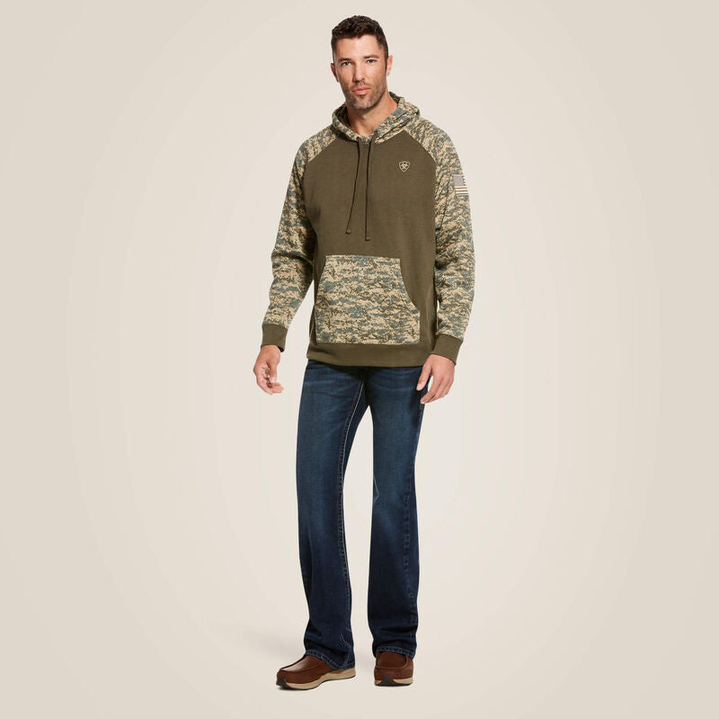 Patriot Hoodie - Sage Camo