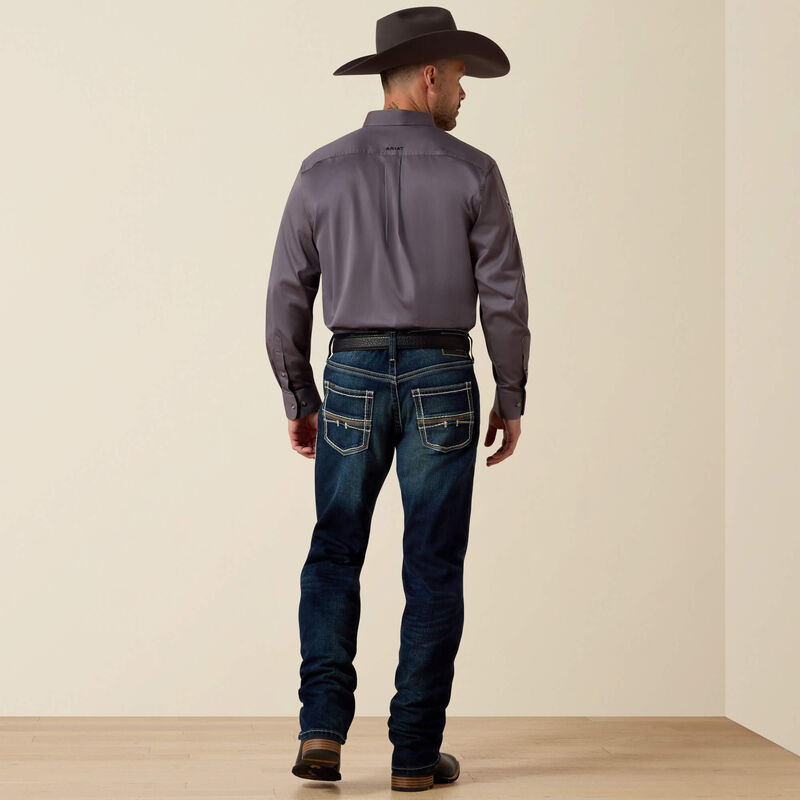 M5 Slim Stretch Coltrane Stackable Straight Leg Jean - Nightingale