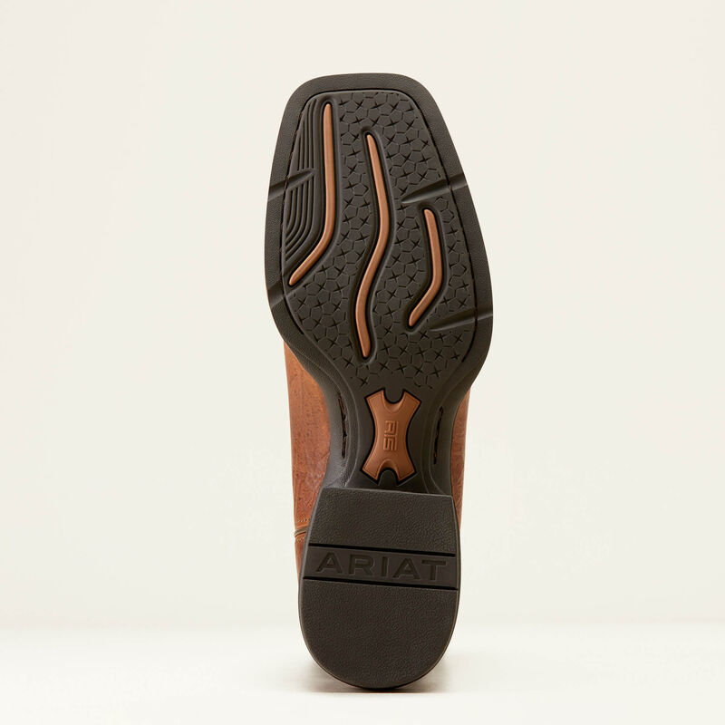 Sport Western Wide Square Toe Cowboy Boot - Peanut Butter / Chaga Brown
