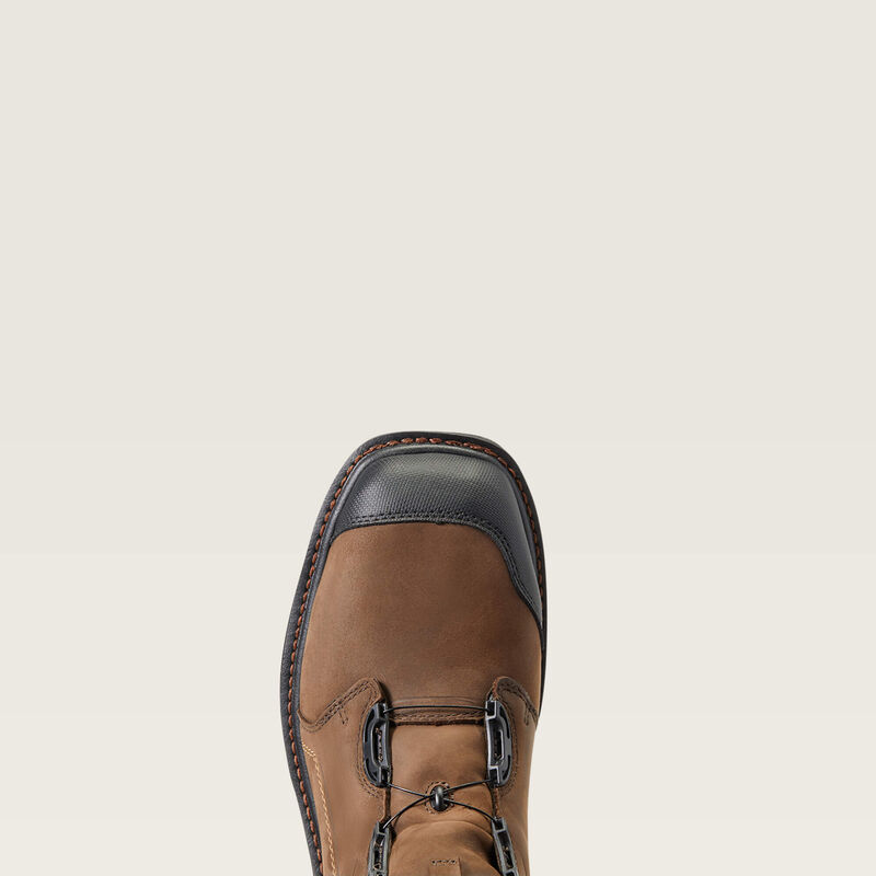 WorkHog XT 8" BOA Waterproof Carbon Toe Work Boot - Chocolate Brown
