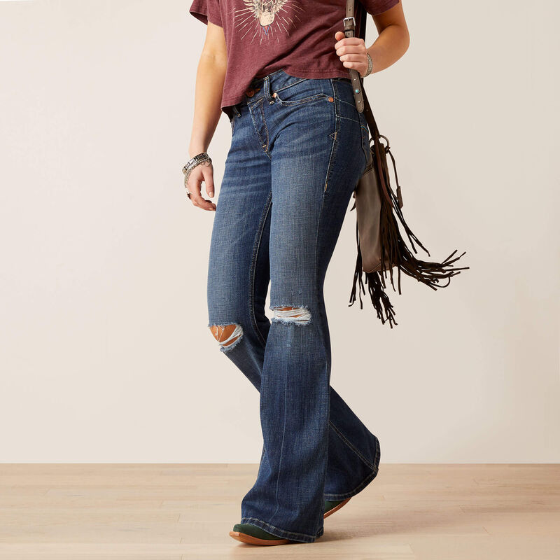 American Eagle Boho Artist Jeans Perfect Rise Zoe Flare Jean