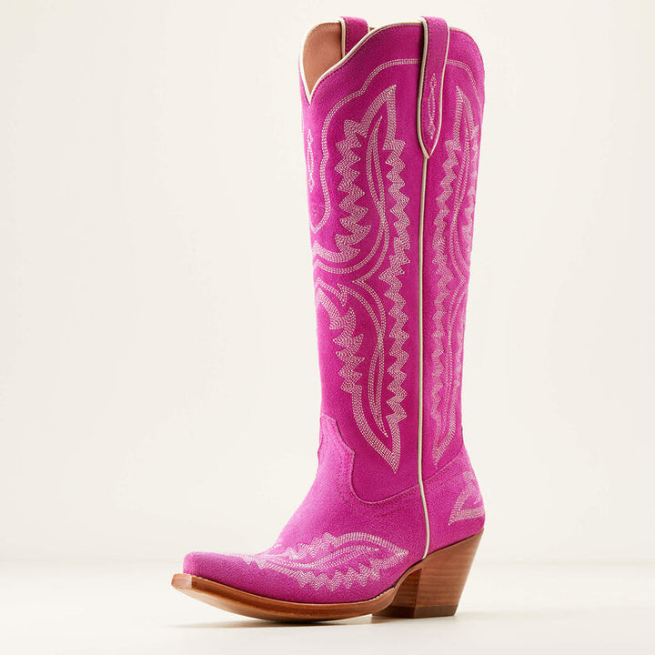Casanova Western Boot - Haute Pink Suede