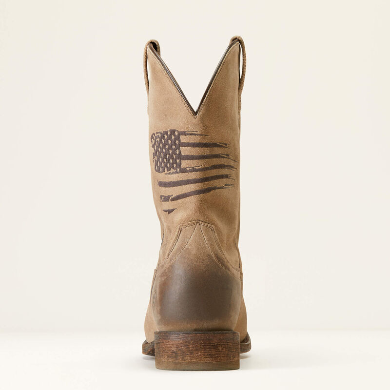 Circuit Patriot Western Boot - Burned Grey Roughout