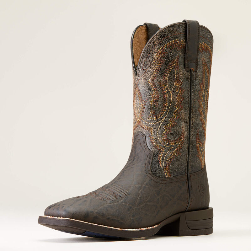 Steadfast Western Boot - Chocolate Elephant Print