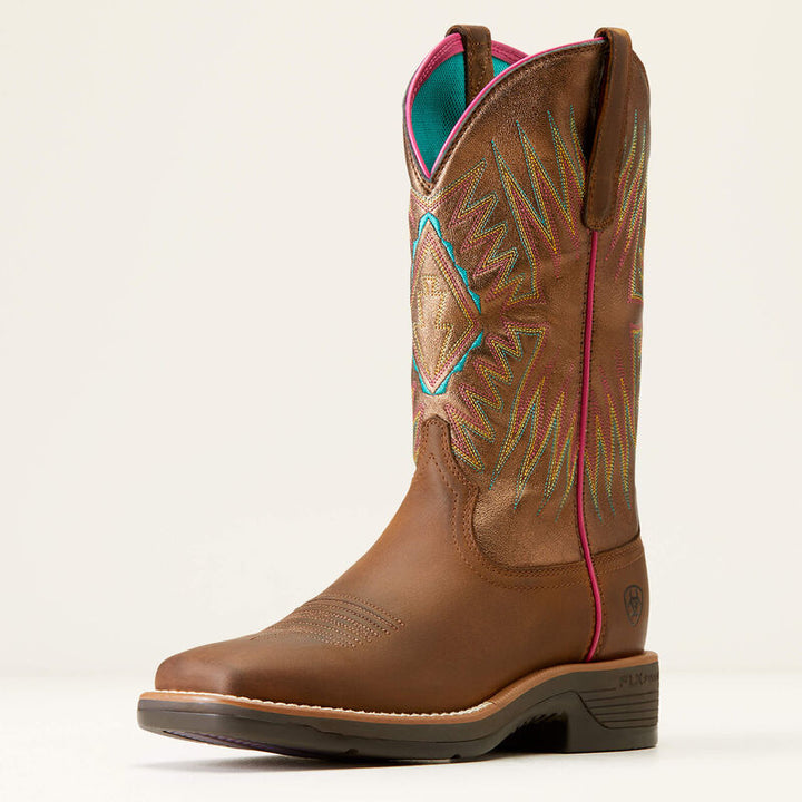 Women's Ridgeback Western Boot - Distressed Tan