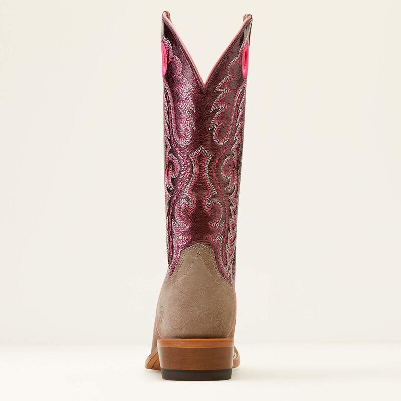 Futurity Boon Western Boot - Smokey Roughout