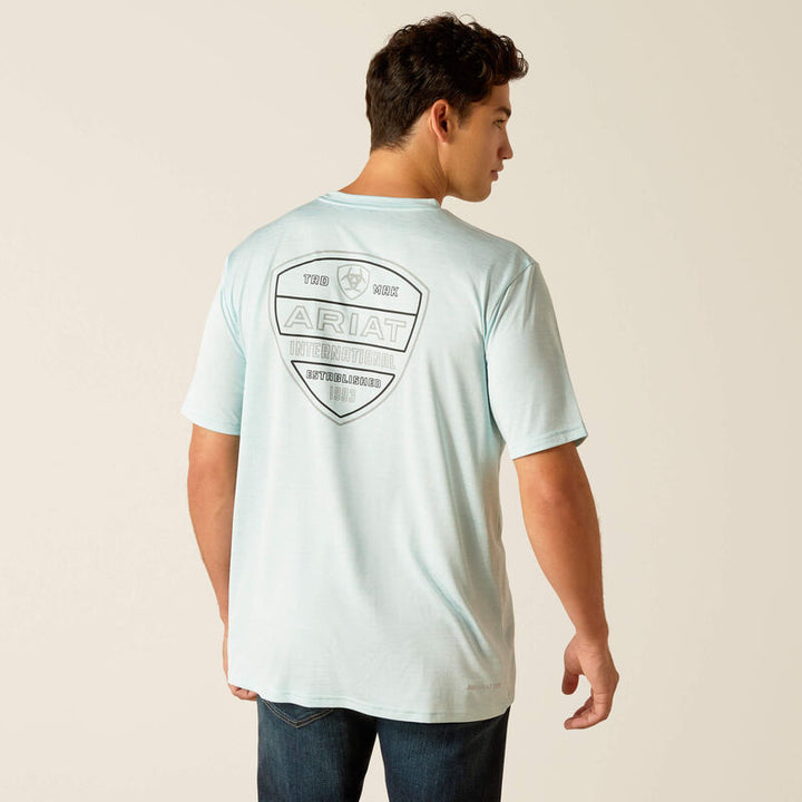 Charger Crestline T-Shirt - Iced Aqua