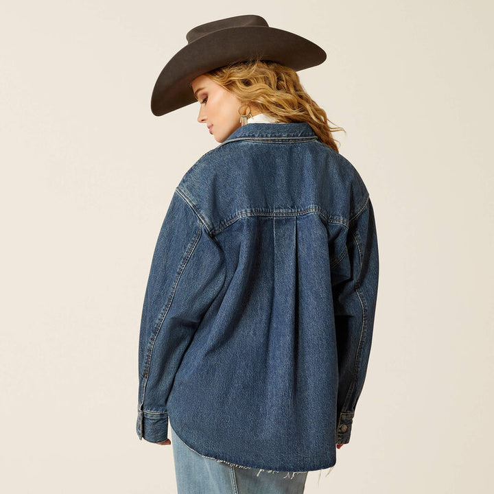 Denim Shirt Jacket - Hesperia