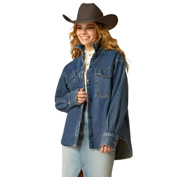 Denim Shirt Jacket - Hesperia