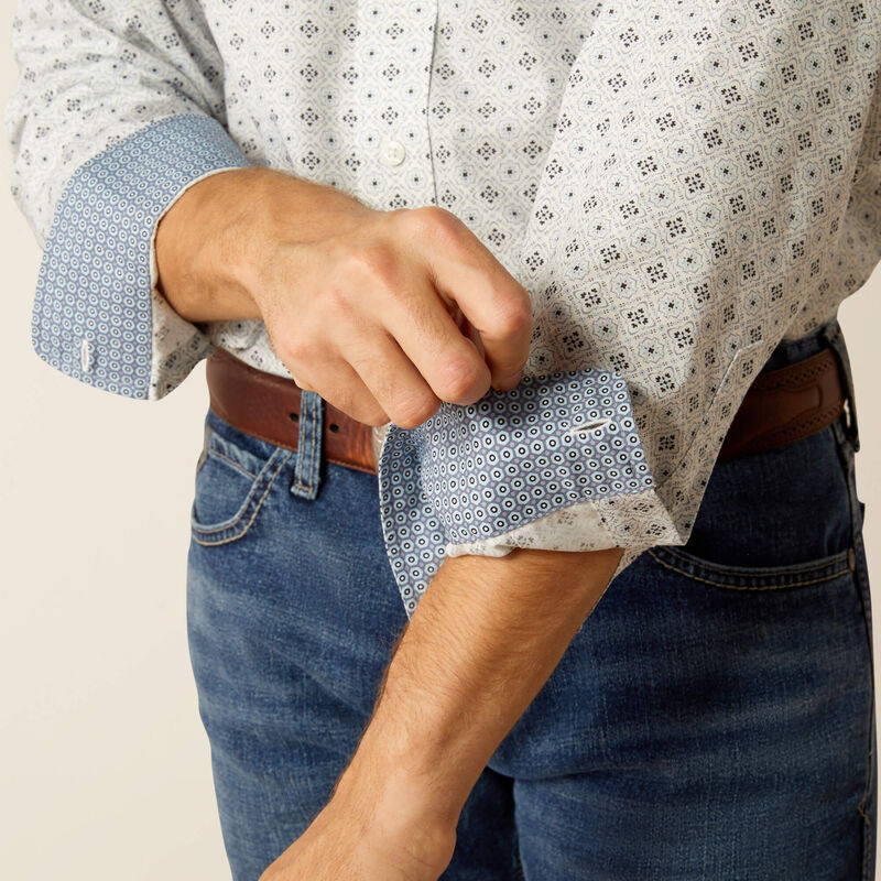 Wrinkle Free Luca Classic Fit Shirt - Light Blue