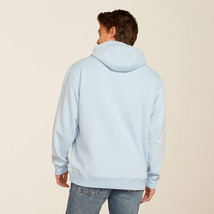 Canyon Southwest Circle Hoodie - Soft Chambray