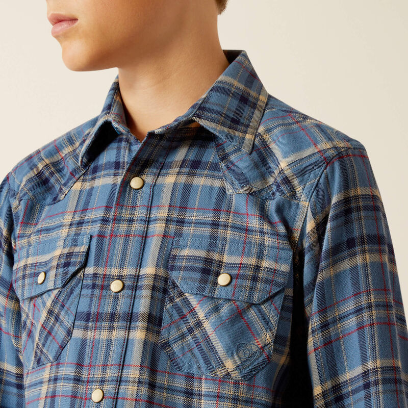 Huntley Retro Fit Shirt - Copen Blue