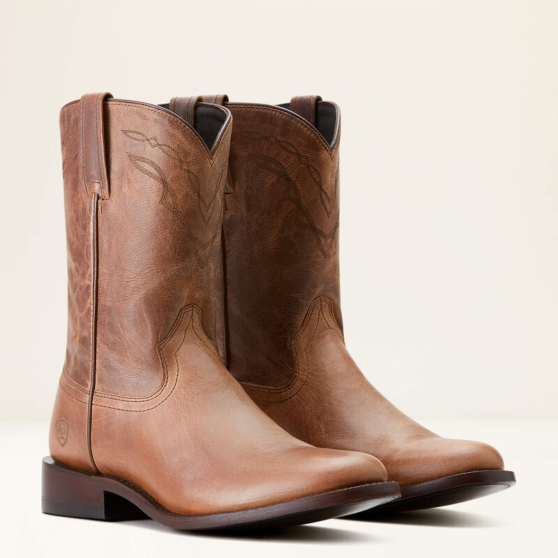 Downtown Western Boot - Bone