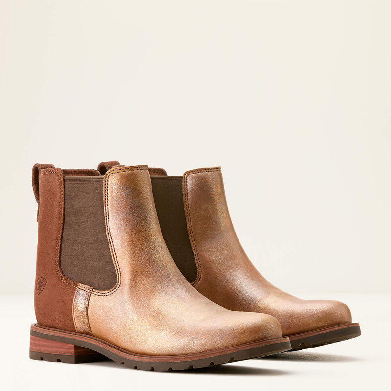 Wexford Chelsea Boot - Metallic Pearl/Polo Brown