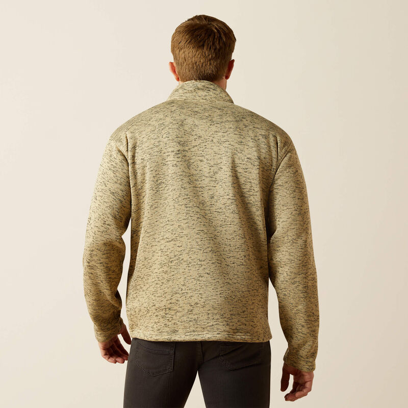 MNS Caldwell 1/4 Button Sweater - Beige