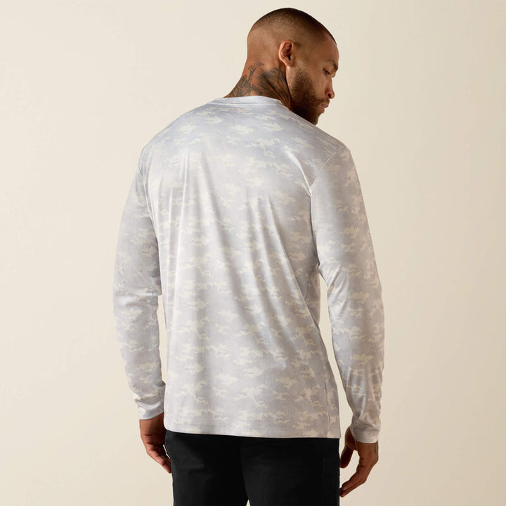 Rebar Sunblocker Printed Long Sleeve T-Shirt - Micro Chip