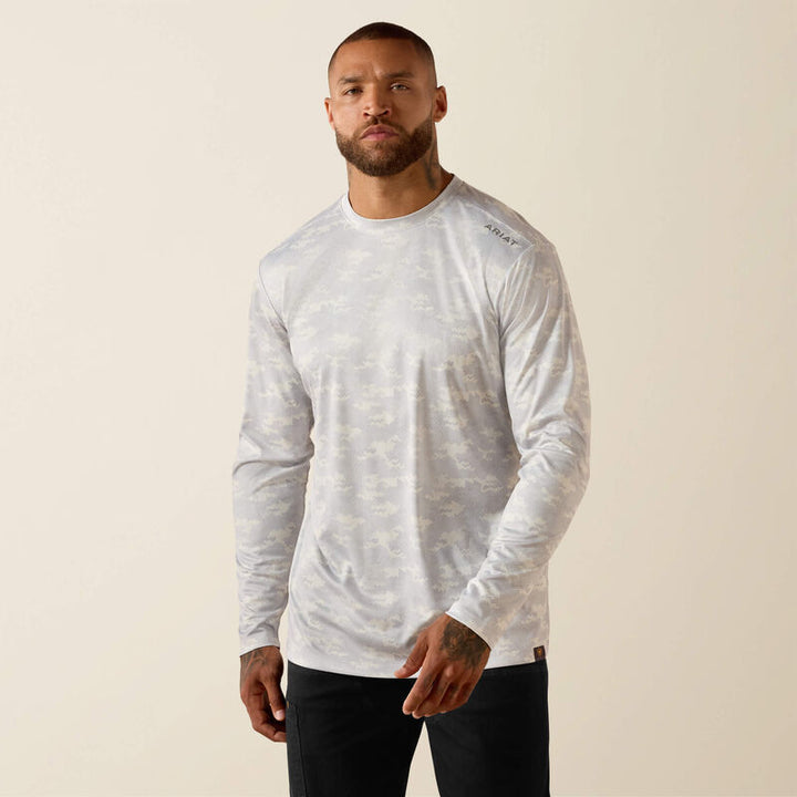 Rebar Sunblocker Printed Long Sleeve T-Shirt - Micro Chip