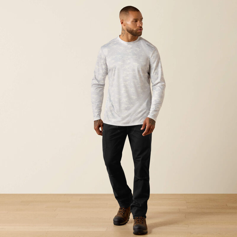 Rebar Sunblocker Printed Long Sleeve T-Shirt - Micro Chip