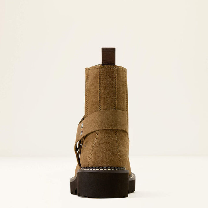 Fatbaby Chelsea Harness Western Boot - Tan Suede