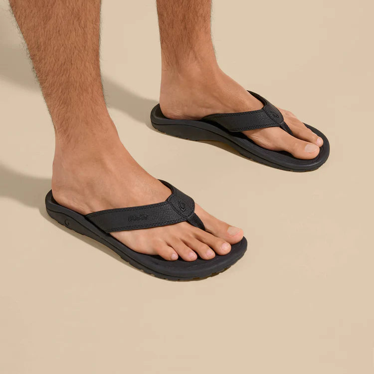 'Ohana Men's Beach Sandals - Black
