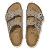 Arizona Rivets Suede Leather - Taupe