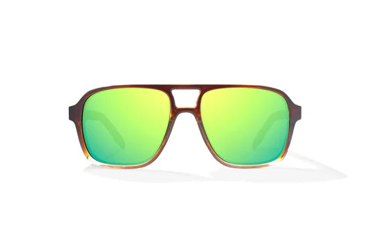 12 South Whiskey Fade Gloss with Green Mirror Glass