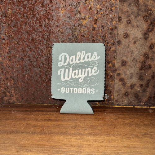 Dallas Wayne Boot Stitch Logo Koozie