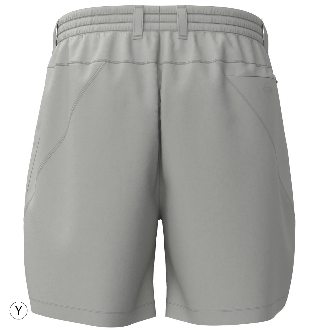 Everyday Hybrid Short With Belt Loops (5.5" Inseam) - Cloud