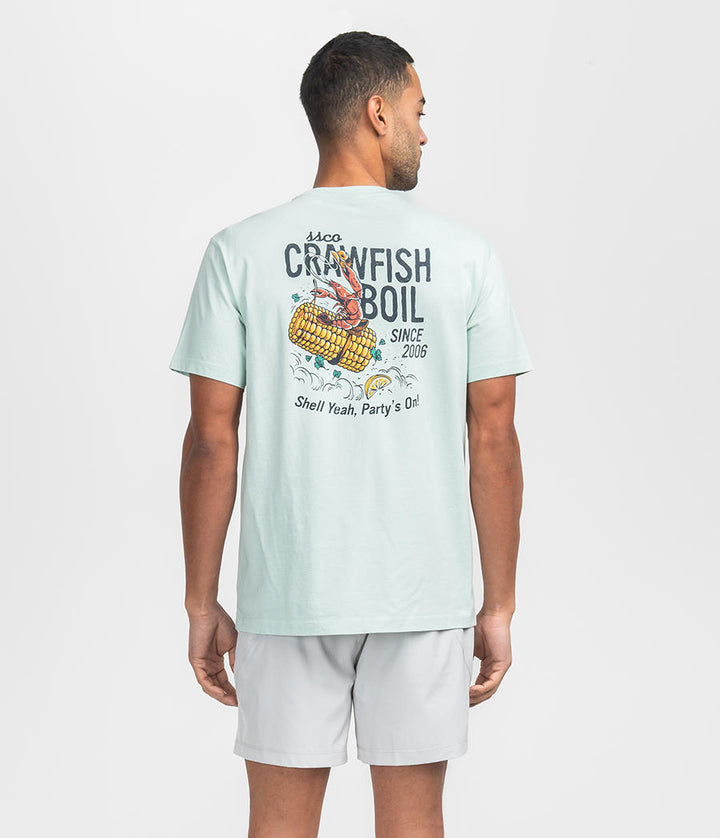 Crawfish Boil Tee - Cool Mint