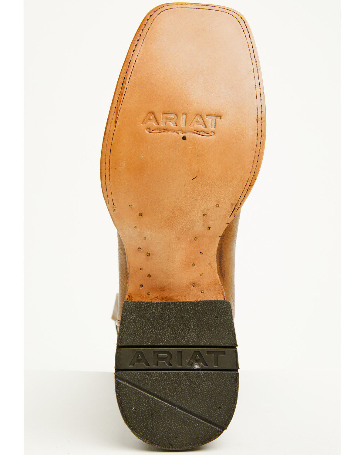 Men's Country Roads Broad Square Toe Western Boots - Tan