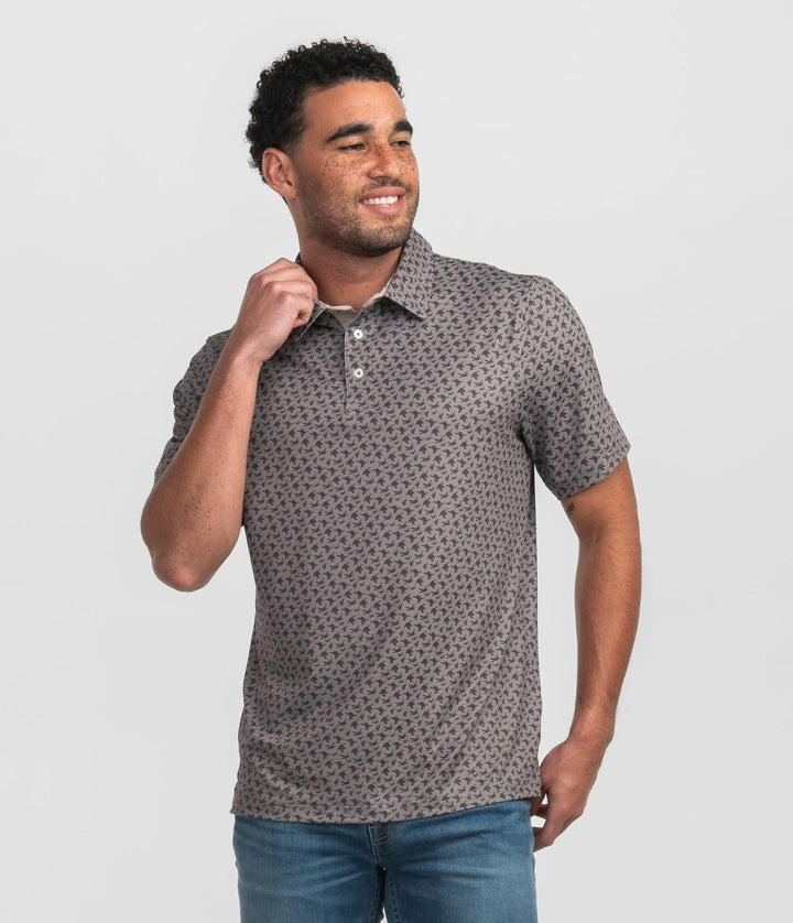 Party Fowl Printed Polo - Rock Ridge