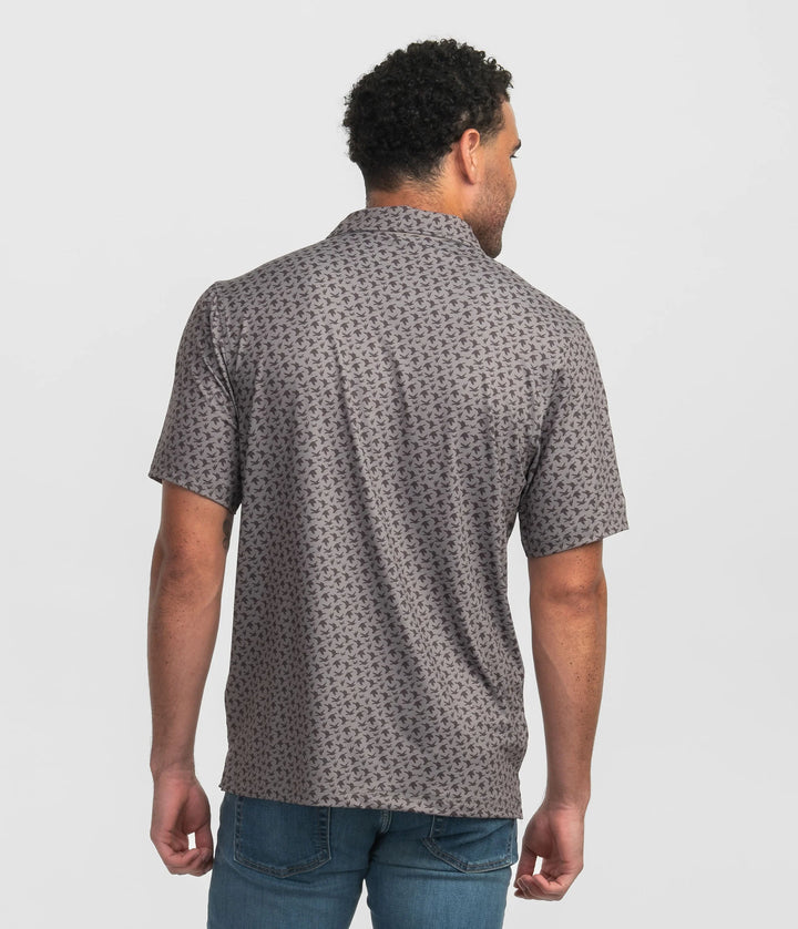 Party Fowl Printed Polo - Rock Ridge