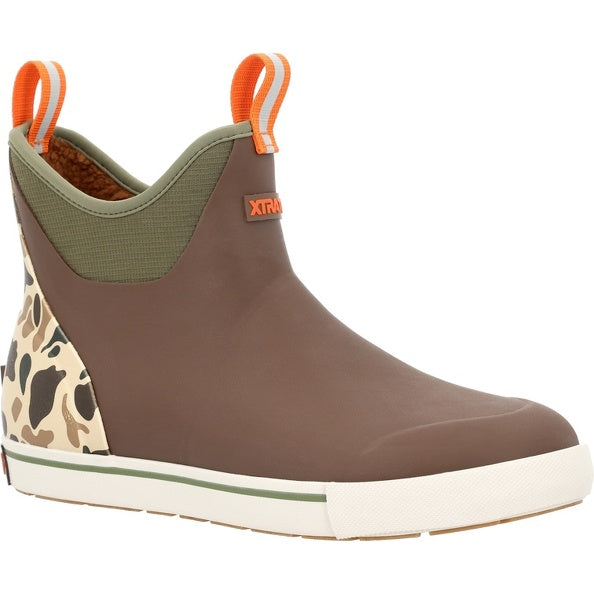 Ankle Deck Boot - Outdoor - Brown & Duck Camo