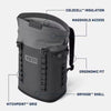 Hopper® M20 Backpack Soft Cooler - Olive/King Crab Orange