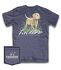 Golden Pup Tee - Anchor Slate
