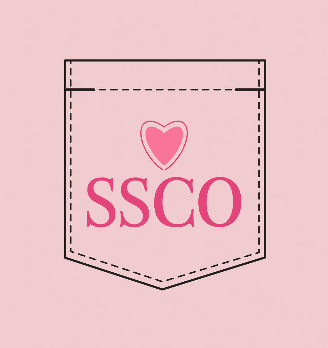 Southern Shirt Dolly of Hearts Tee - Blush