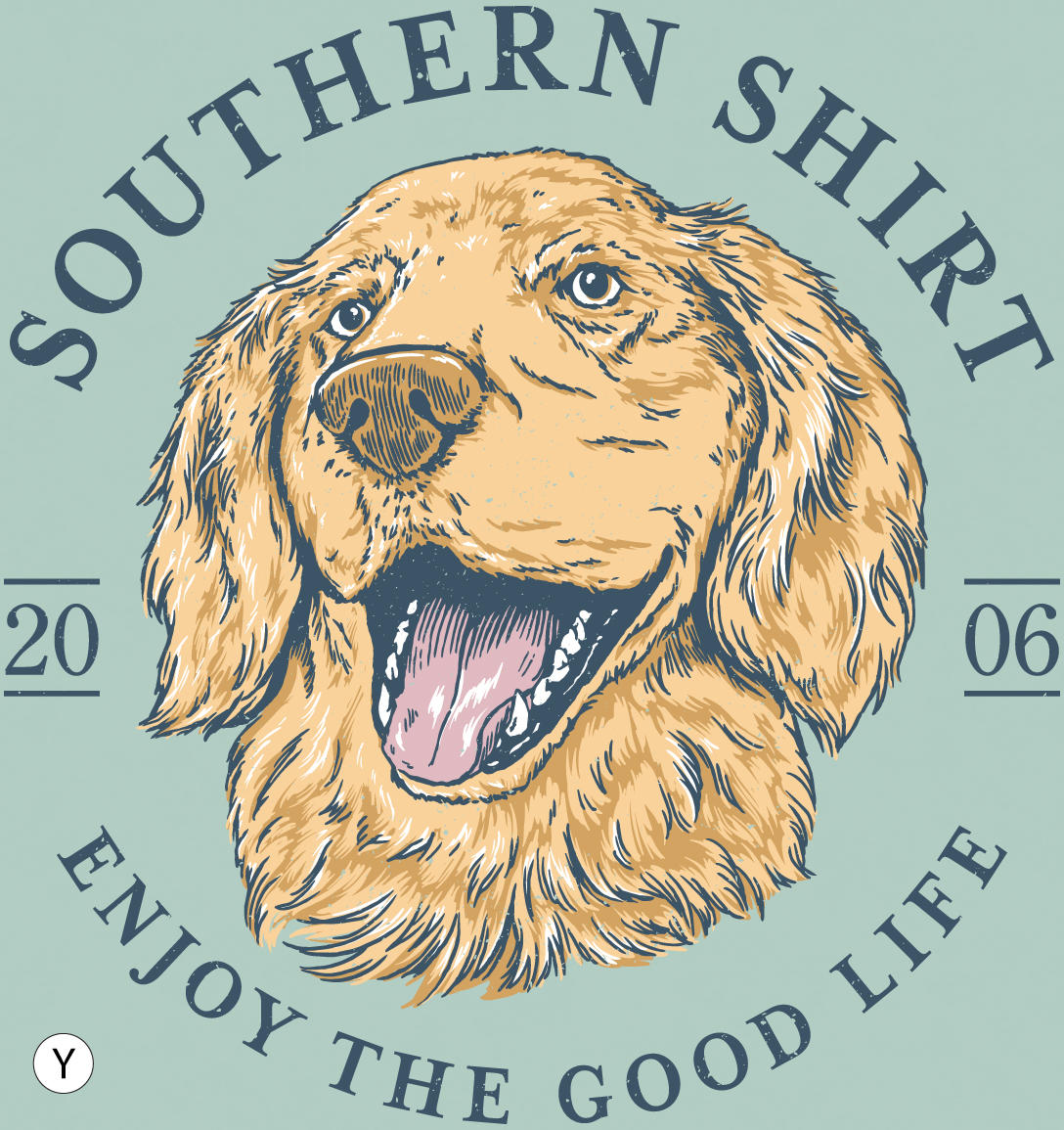Dog Days Tee - Cool Mint