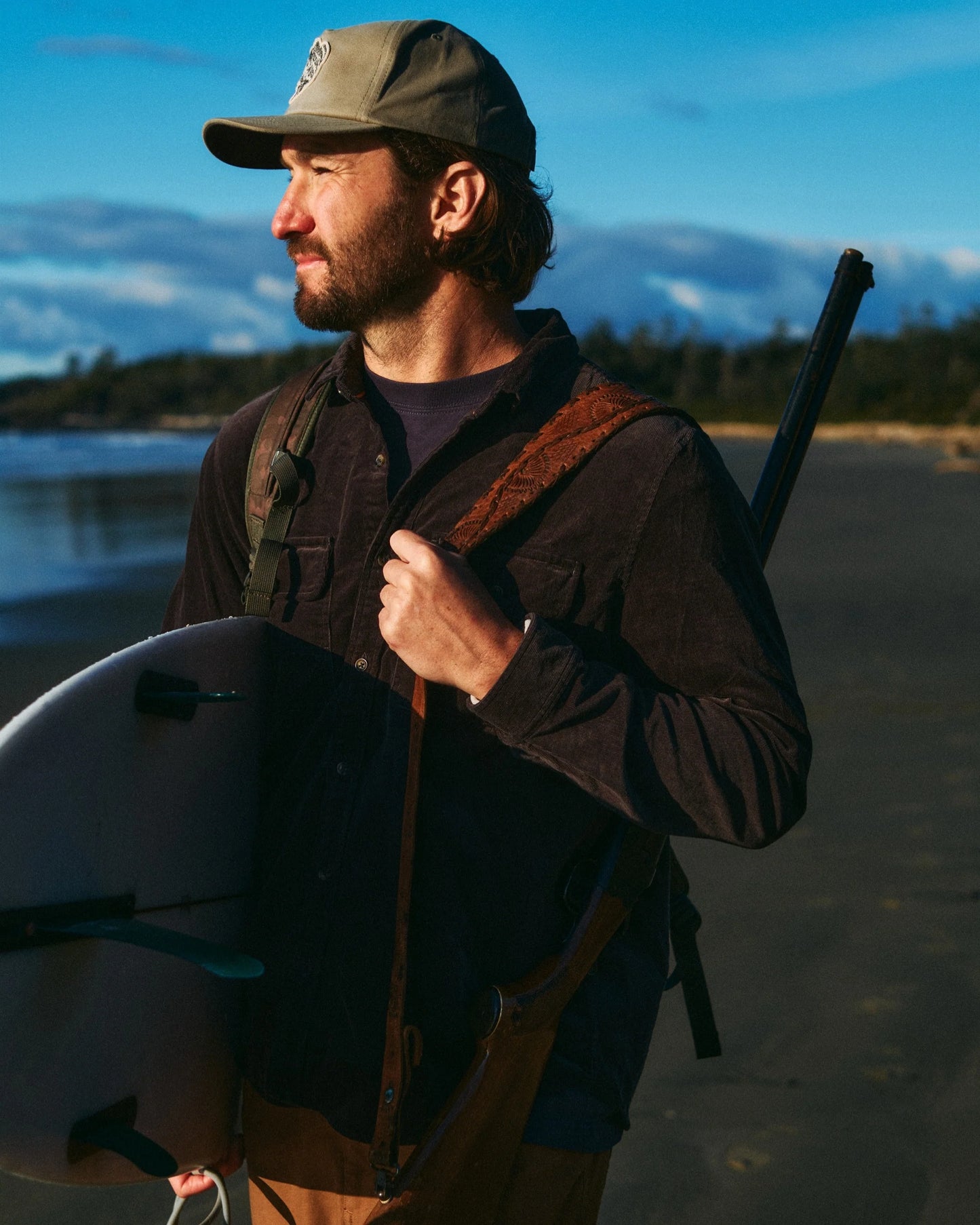 South End Cord Shirt - Raven