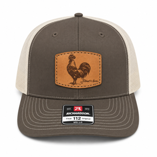 Rooster Patch Trucker - Chocolate Chip & Birch