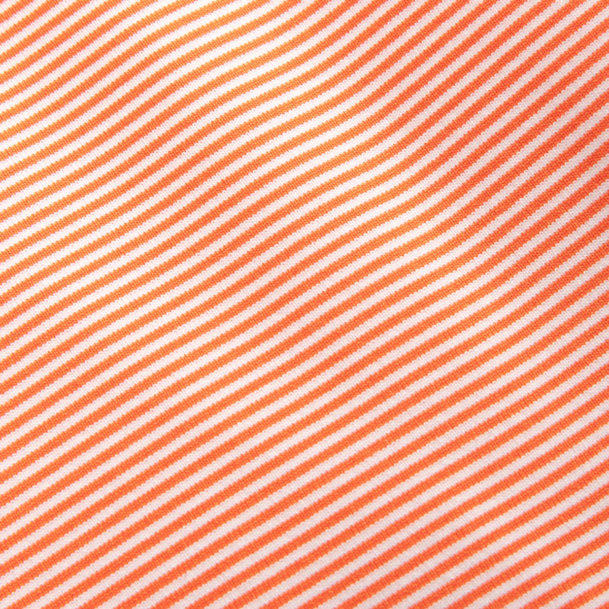 Club Pinstripe Performance Polo - Orange